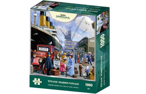 Kevin Walsh Nostalgia Titanic Maiden Voyage 1000 Piece Jigsaw Puzzle