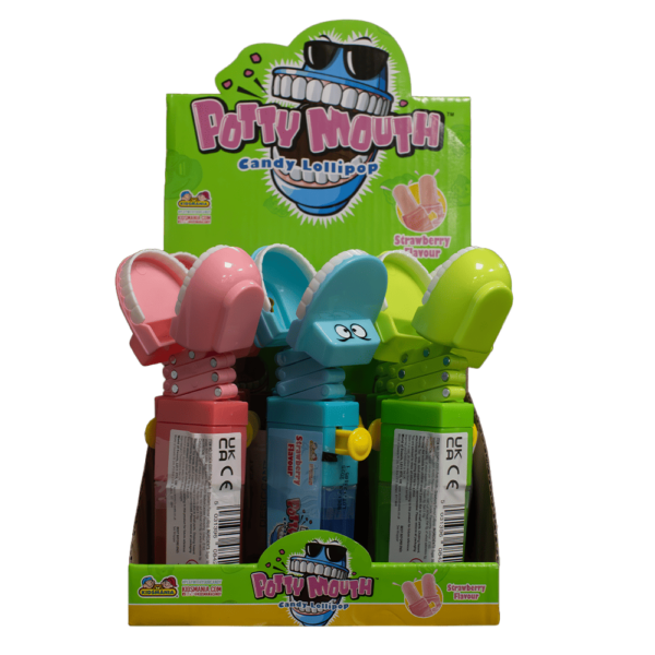 Kidsmania Potty Mouth Candy Lollipop 17g