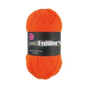 Knitting Wools Orange 80g