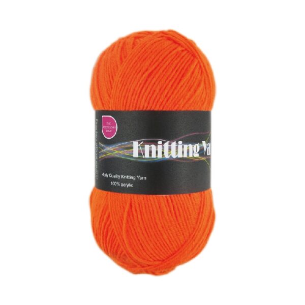 Knitting Wools Orange 80g