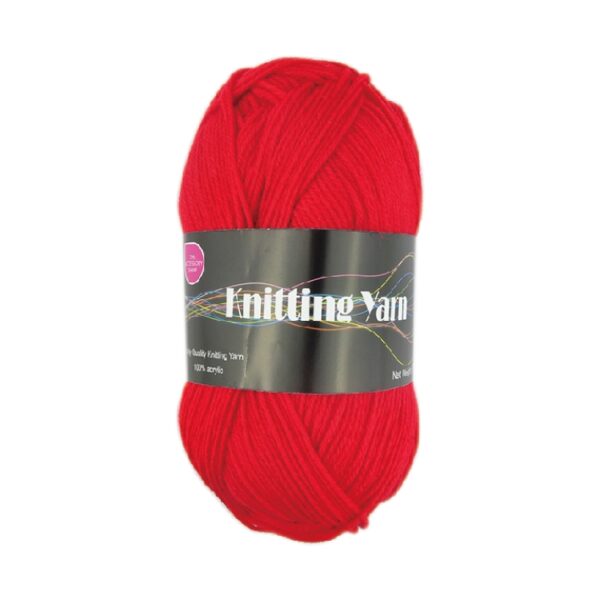 Knitting Wools Red 80g