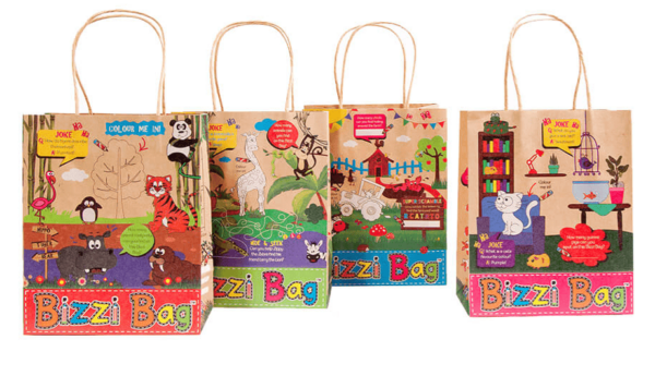 Kraft Bizzi Kids Meal Bags Pet/Farm/Safari/Zoo