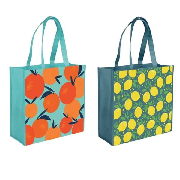 Large Square PP Bag - Fruits