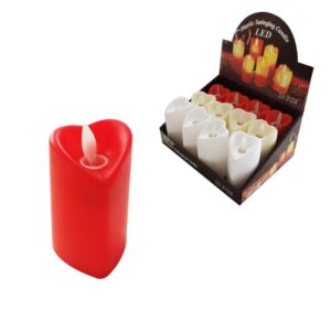 LED Heart Candle 5*9cm