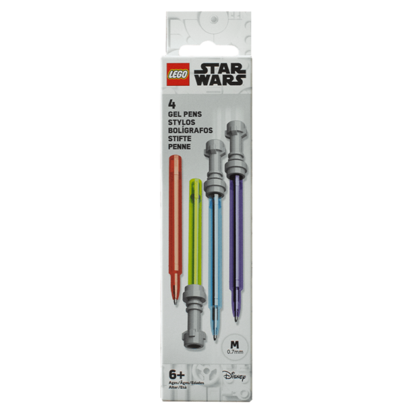 LEGO Star Wars Lightsaber Gel Pens 4's