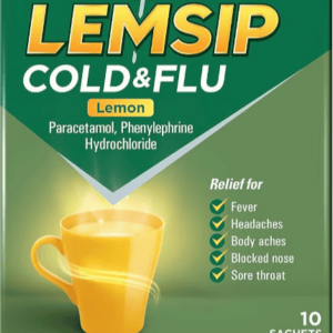 Lemsip Cold & Flu Lemon Sachets 10's