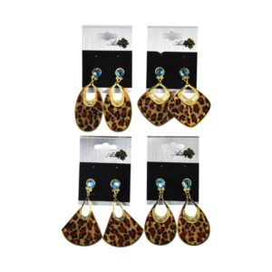 Lepoard Print Earrings