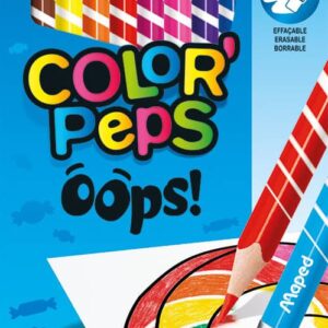 Maped Color'peps Oops Colouring Pencils Hang Pack 12's