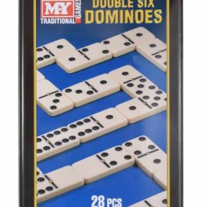 M.Y Dominoes Double Six Game 26 Piece In Tin Box