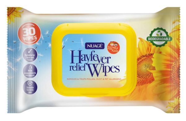 Nuage Hayfever Relief Wipes 30's