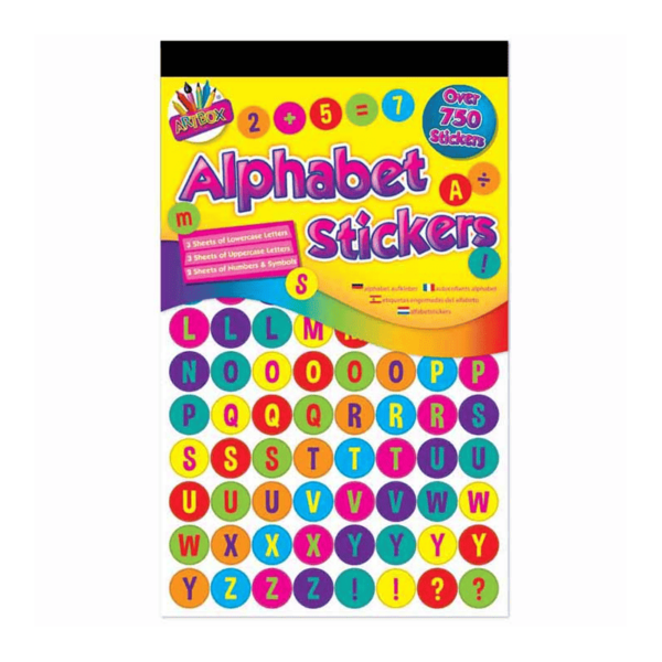 Number & Alphabet Stickers