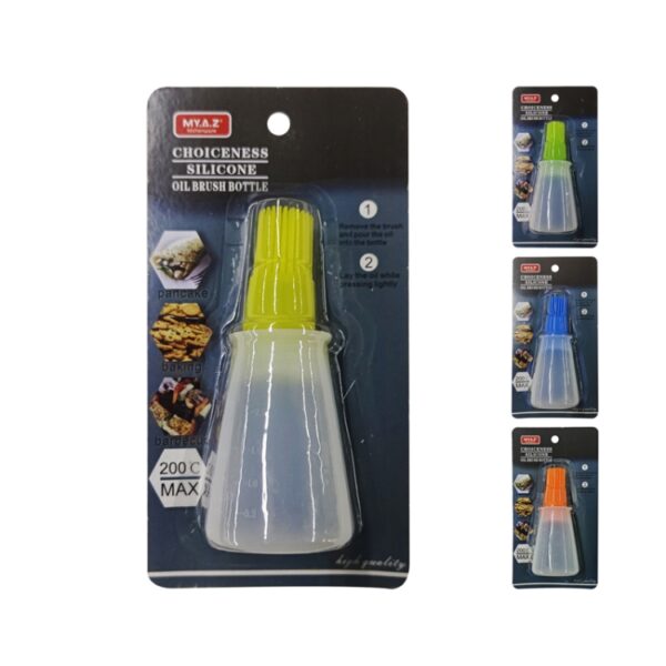 Oil Bottle with Basting Brush 60ml