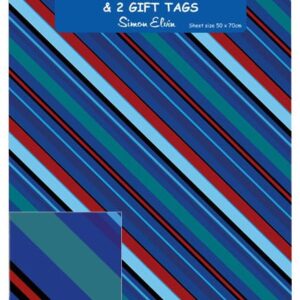 Packed Wrap 2 Sheets & 2 Tags - Designer Male