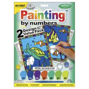 Paint By Numbers 2 Pack - My First Sea Turtle & Fish