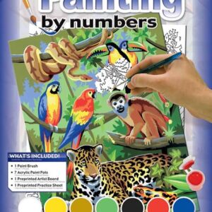 Paint By Numbers Junior Small - Jungle Scene