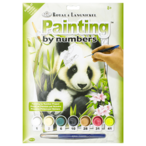 Paint By Numbers Junior Small - Panda & Baby