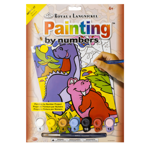 Paint By Numbers - My First Dinosaurs