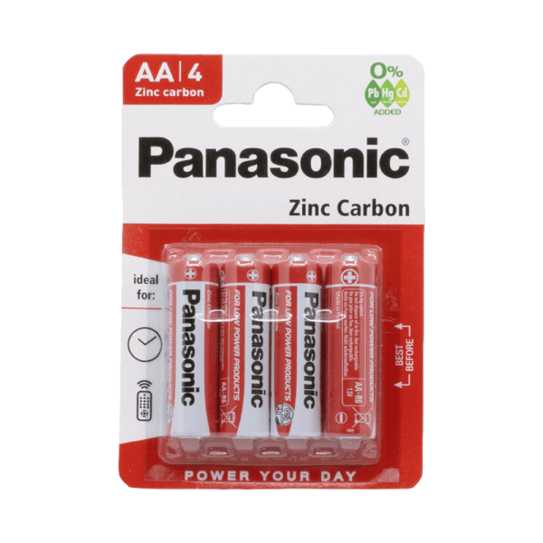 Panasonic Special AA Zinc Batteries 4pk