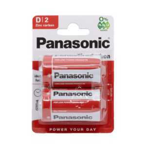 Panasonic Special D Zinc Batteries 2pk