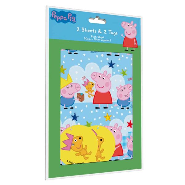 Peppa Pig Sheet Wrap & Tag Pack