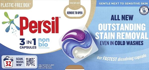 Persil 3 in 1 Capsules Non Bio 15W