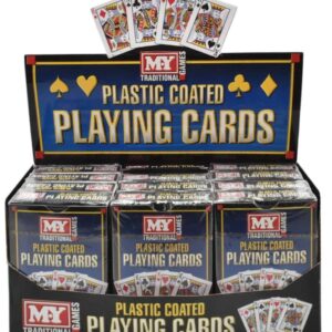 Plastic Coated Playing Cards in Display Box