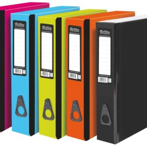 Pukka Pad Box File Assorted Bright Colours