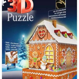 Ravensburger 3D 216 Piece Gingerbread House Puzzle