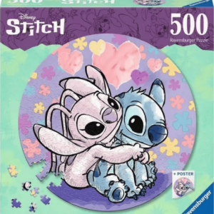 Ravensburger Circular Lilo & Stitch 500 Piece Jigsaw Puzzle