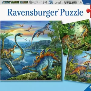 Ravensburger Dinosaur Fascination 3 x 49 Piece Jigsaw Puzzle