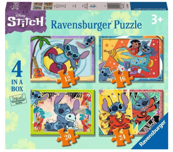 Ravensburger Disney Lilo & Stitch 4 in a Box Jigsaw Puzzle