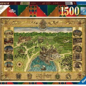 Ravensburger Hogwarts Map 1500 Piece Jigsaw Puzzle