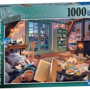 Ravensburger My Haven The Cosy Shed 1000 Piece Jigsaw Puzzle