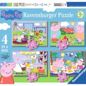 Ravensburger Peppa Pig 4 in a Box Jigsaw Puzzles