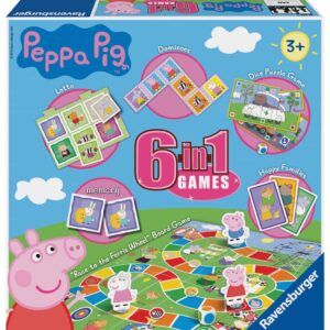 Ravensburger Peppa Pig 6-in-1 Games Set