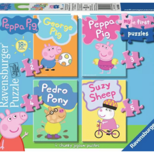 Ravensburger Peppa Pig My First Jigsaw Puzzle 4 Puzzles