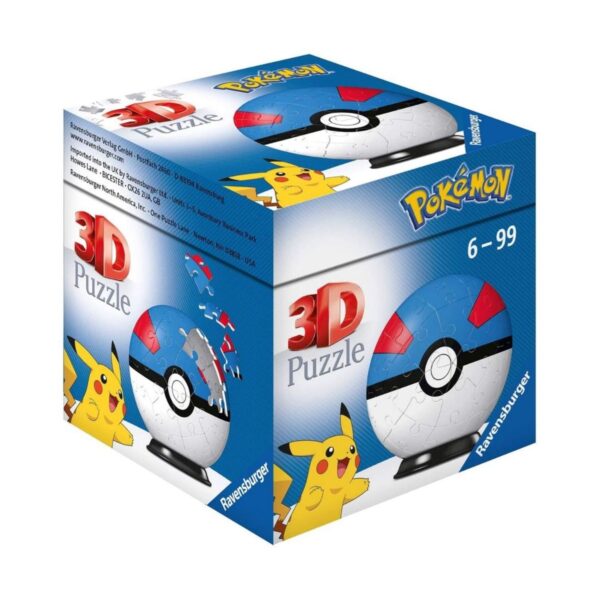 Ravensburger Pokemon Great Ball 54 piece 3D Puzzle