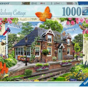 Ravensburger Railway Cottage 1000 Piece Jigsaw Puzzle