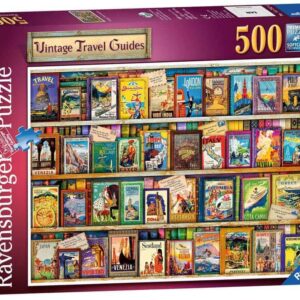 Ravensburger Vintage Travel Guides 500 Piece Jigsaw Puzzle