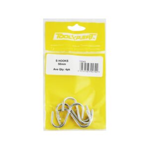 S HOOKS 50mm 4pk