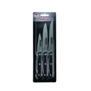 S/Steel Knives 3pk