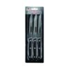 S/Steel Serrated Knives 3pk