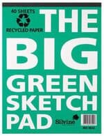 Silvine The Big Green Sketch Pad