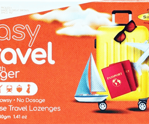 Simpkins Easy Travel Glucose Travel Lozenges with Ginger 40g