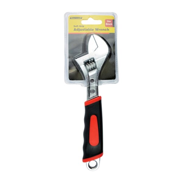 Soft Grip Adjustable Wrench 8 inch