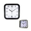 Square Wall Clock Asst Colours