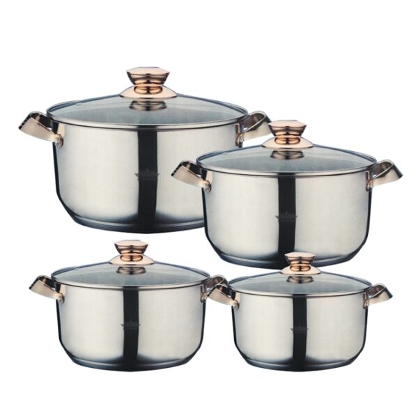 SS 8 Casserole Set 18/20/24/26in