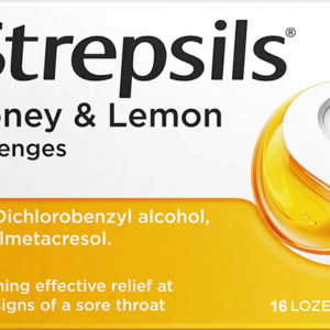 Strepsils Honey & Lemon Throat Lozenges 16's