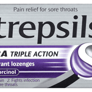 Strepsils Triple Action Blackcurrant Lozenges 24s