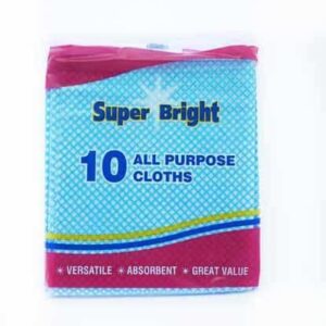 Superbright Multi-Purpose Cloths 10's